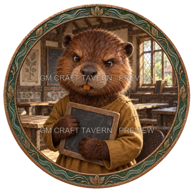 Grom Deepgrove - Villager top-down token preview