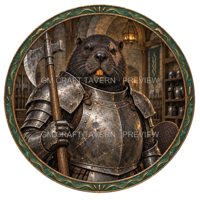 Varka Redcliff - Fighter top-down token preview