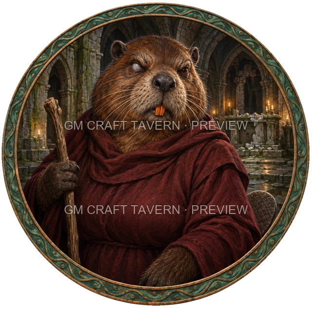 Cult Priest top-down token preview
