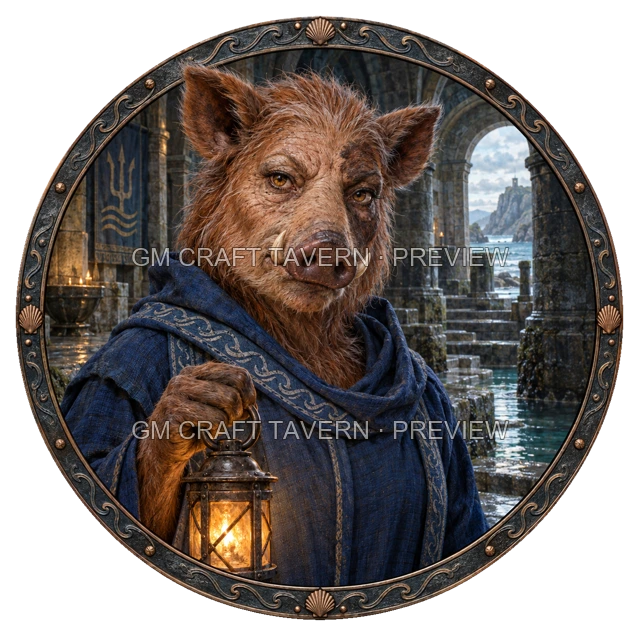 Aperçu du produit Tokens de personnage gratuits de sangliersfolk 7