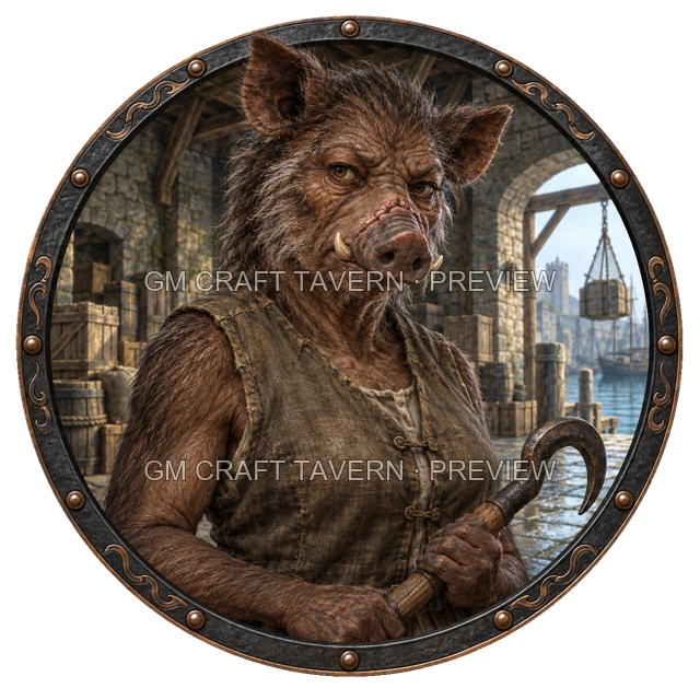 Urdan Hillward - aperçu de token de marin vu du dessus