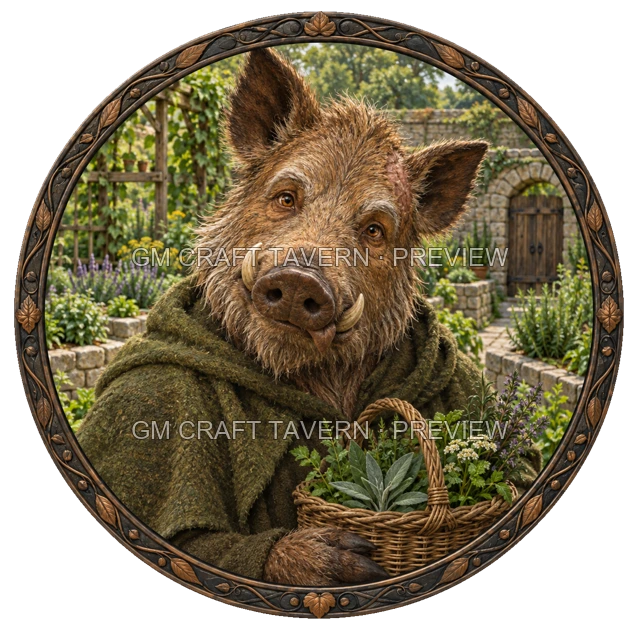 Morga Deepgrove - aperçu de token de guérisseur vu du dessus