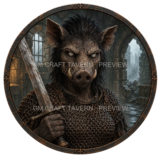 Aperçu de token de soldat mort-vivant vu du dessus