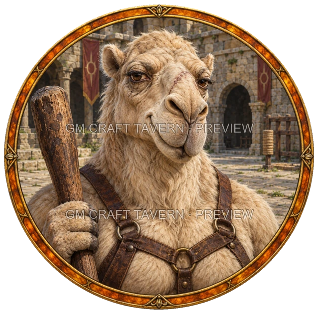 Urdan Stonebrook - Barbarian top-down token preview