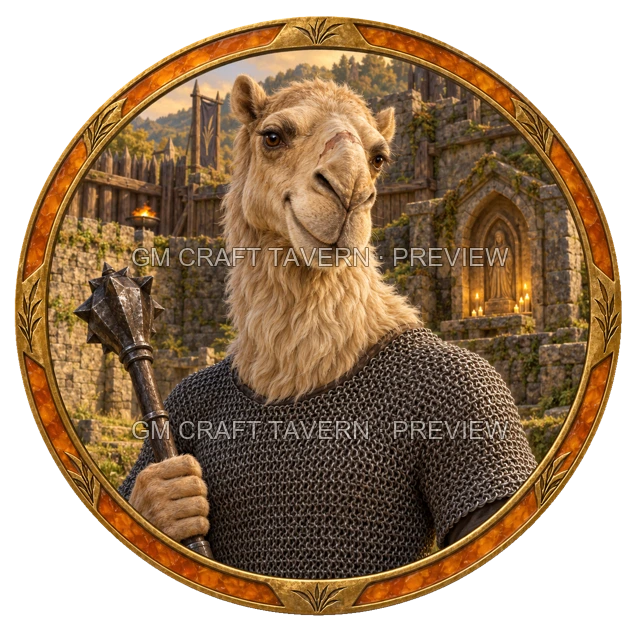 Varka Reedvale - Cleric top-down token preview