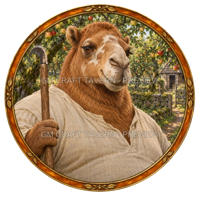 Besha Reedvale - Druid top-down token preview