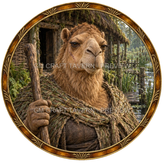 Durg Reedvale - Druid top-down token preview