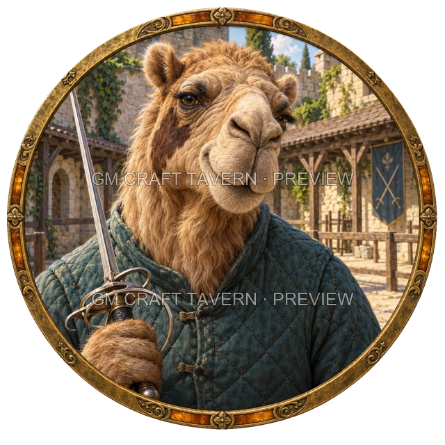 Varka Ashfield - Fighter top-down token preview