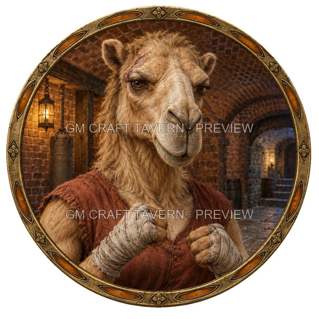 Durg Ashfield - Monk top-down token preview