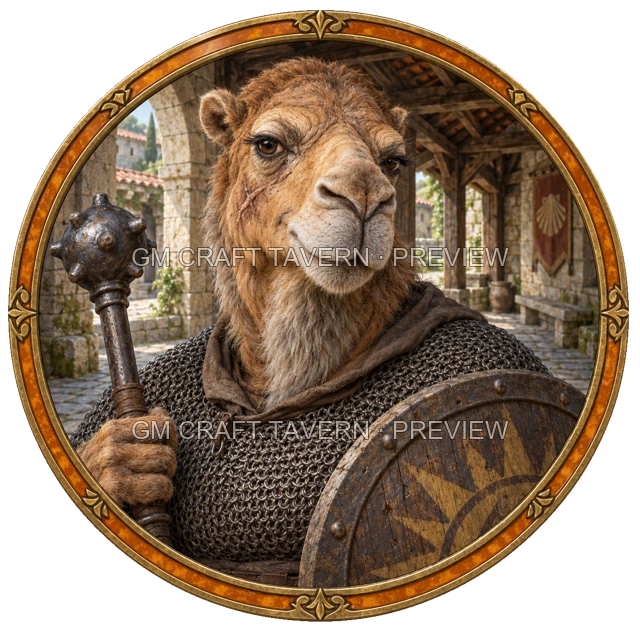Urdan Mossridge - Paladin top-down token preview