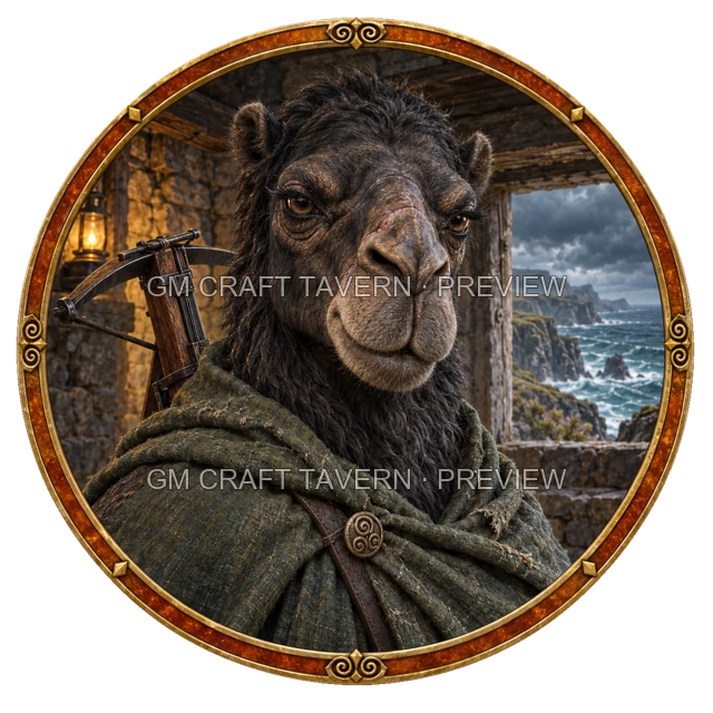 Durg Mossridge - Ranger top-down token preview