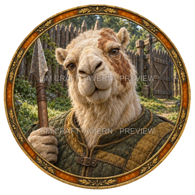 Morga Mossridge - Ranger top-down token preview