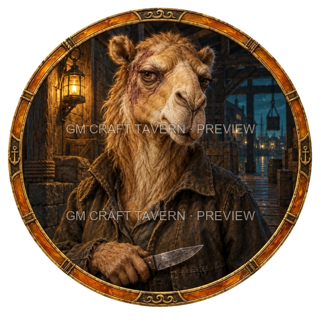 Urdan Duskford - Rogue top-down token preview