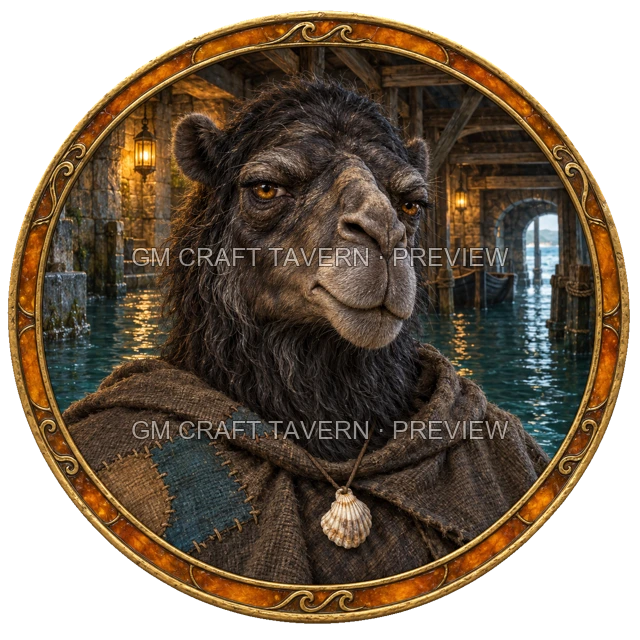 Urdan Ironwell - Warlock top-down token preview