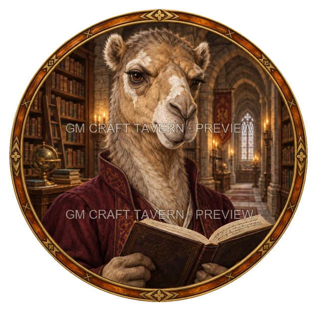 Durg Ironwell - Wizard top-down token preview
