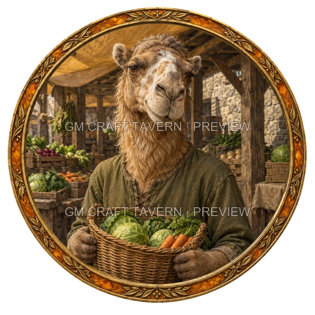 Besha Birchhaven - Merchant top-down token preview