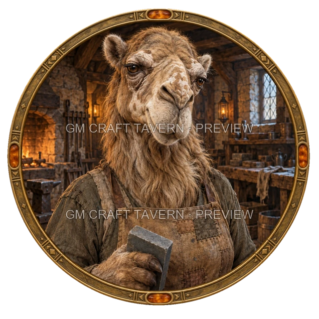 Urdan Westmere - Blacksmith top-down token preview