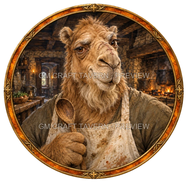 Morga Westmere - Innkeeper top-down token preview
