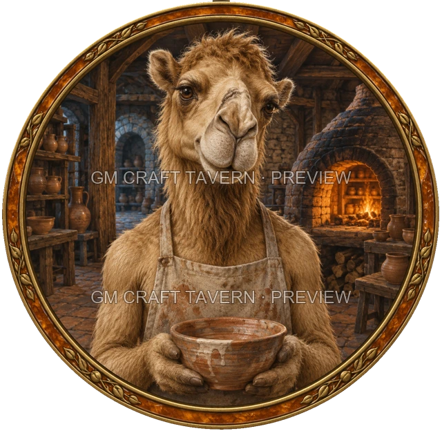 Besha Oakbend - Craftsperson top-down token preview