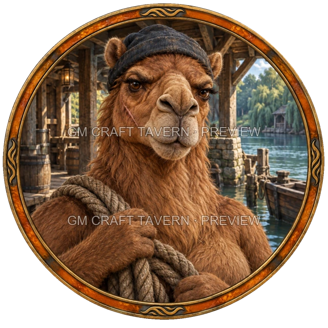 Grom Hillward - Sailor top-down token preview