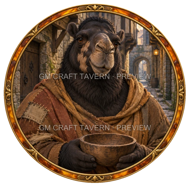 Besha Hillward - Outcast top-down token preview