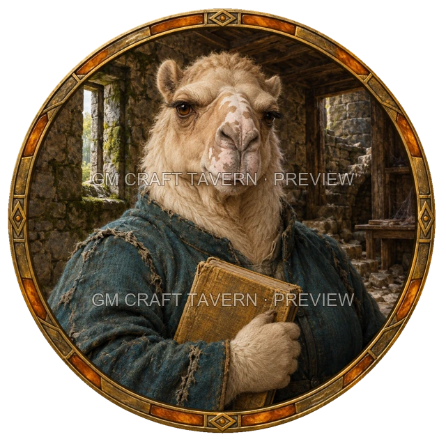 Durg Hillward - Outcast top-down token preview