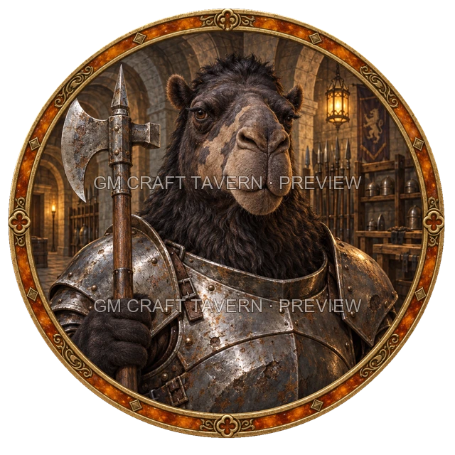 Varka Redcliff - Fighter top-down token preview
