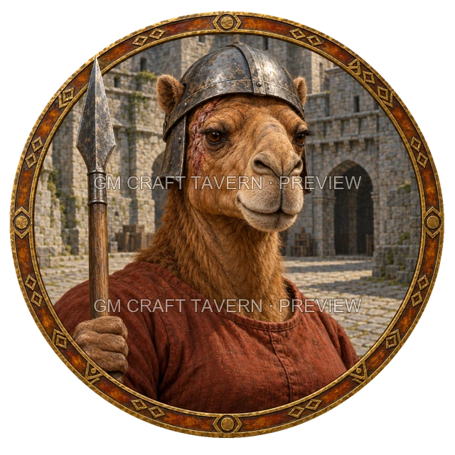 Durg Redcliff - Fighter top-down token preview