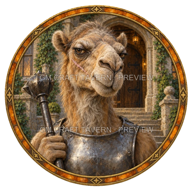 Urdan Clearwell - Fighter top-down token preview