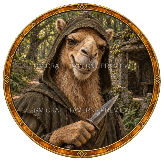 Highway Robber top-down token preview