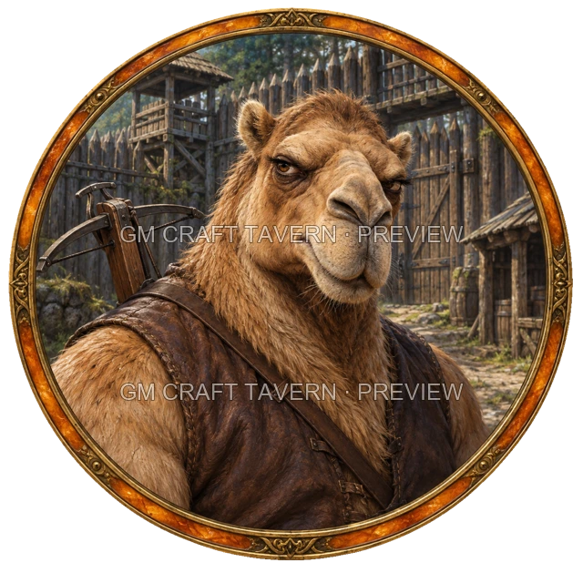 Enemy Crossbowman top-down token preview