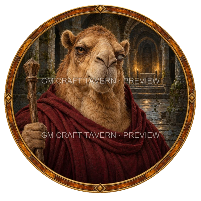 Cult Priest top-down token preview