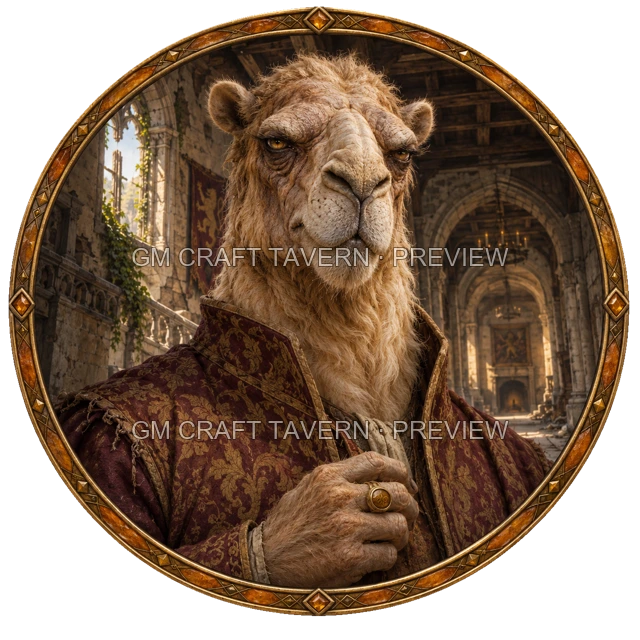 Undead Noble top-down token preview