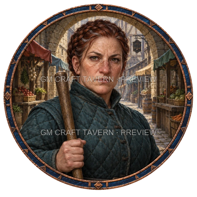 Orik Northbank - aperçu de token de garde vu du dessus