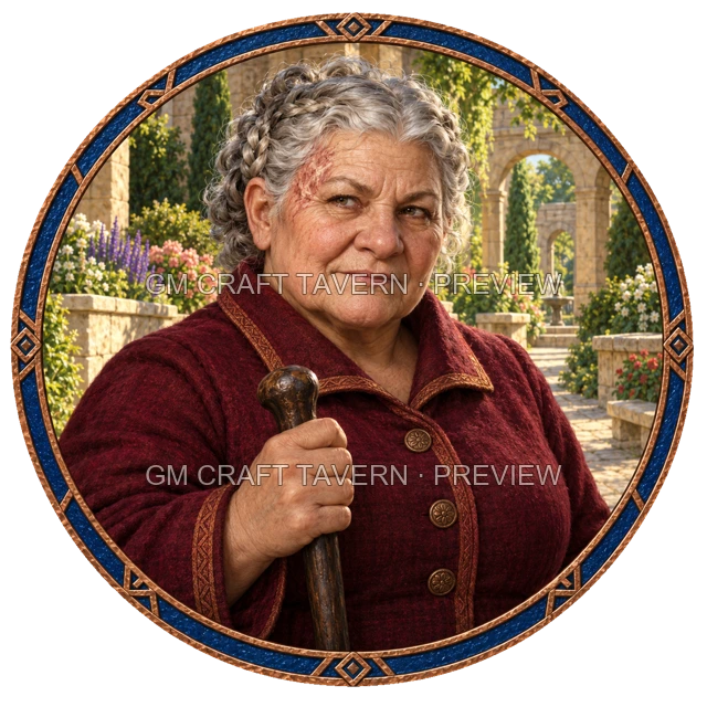 Durin Oakbend - aperçu de token de noble vu du dessus