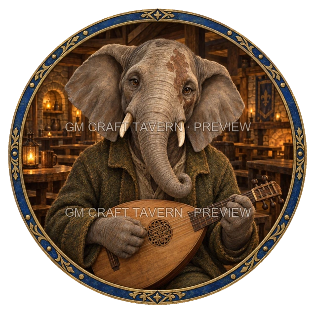Besha Stonebrook - Bard top-down token preview