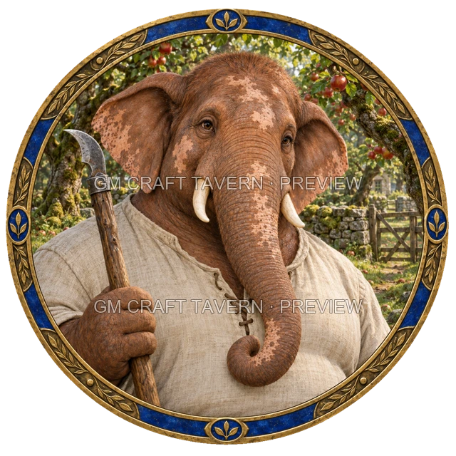 Besha Reedvale - Druid top-down token preview