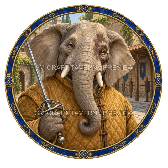Varka Ashfield - Fighter top-down token preview