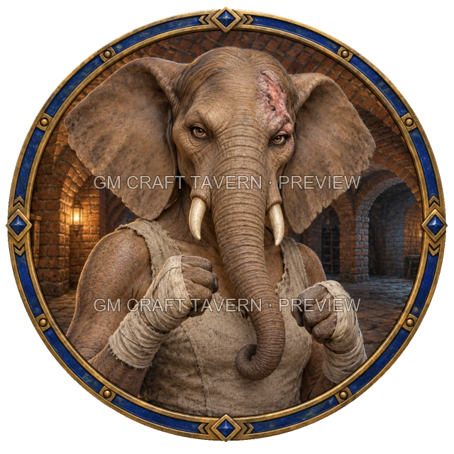 Durg Ashfield - Monk top-down token preview