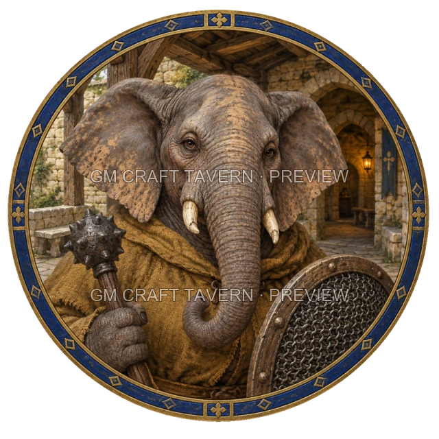 Urdan Mossridge - Paladin top-down token preview