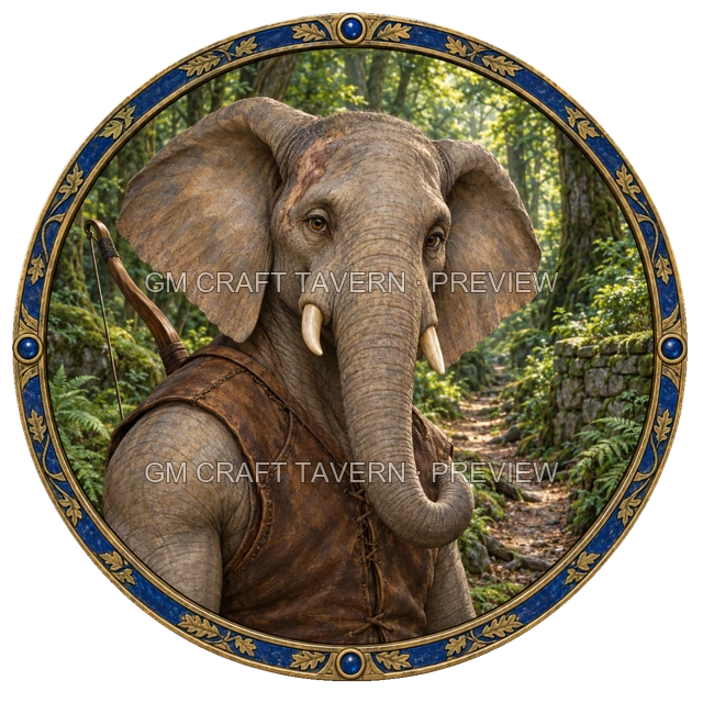 Free Elephantfolk Character Tokens product preview 4