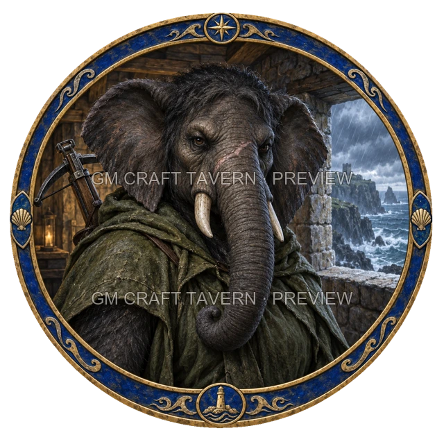 Durg Mossridge - Ranger top-down token preview