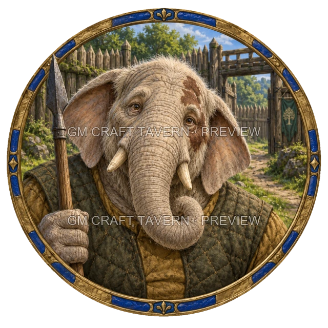 Morga Mossridge - Ranger top-down token preview