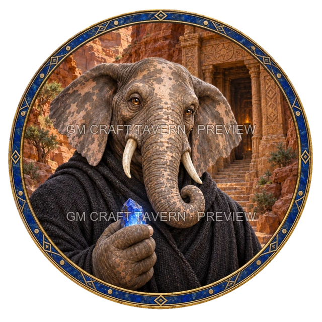 Morga Duskford - Sorcerer top-down token preview