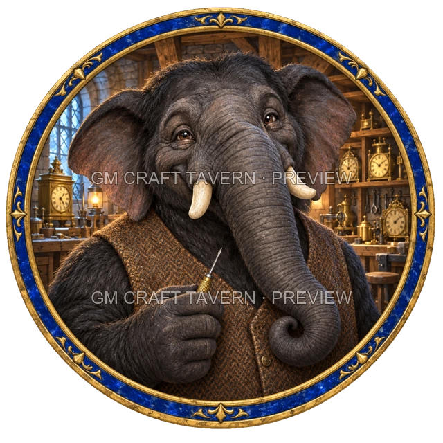 Varka Birchhaven - Artificer top-down token preview