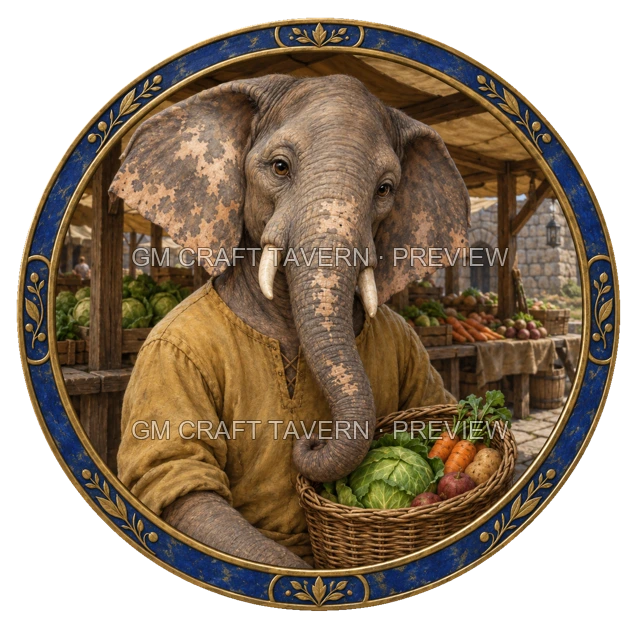 Besha Birchhaven - Merchant top-down token preview