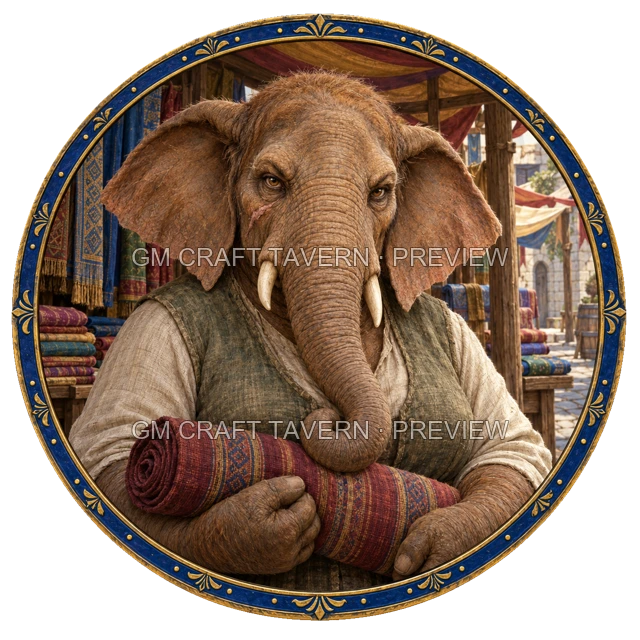 Durg Birchhaven - Merchant top-down token preview
