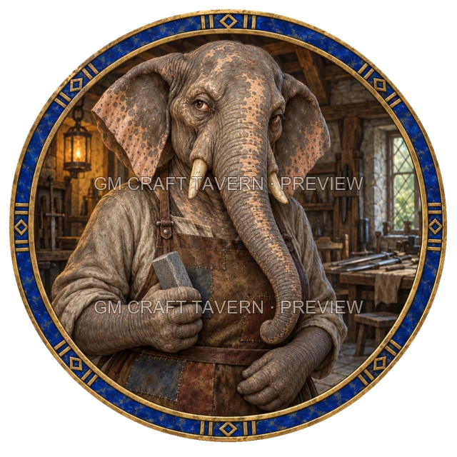 Urdan Westmere - Blacksmith top-down token preview