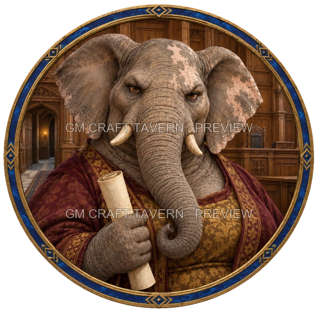 Grom Oakbend - Noble top-down token preview