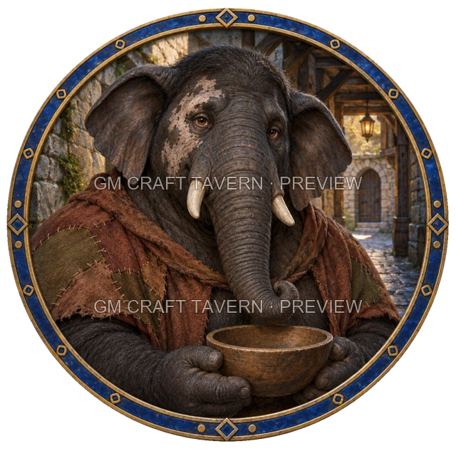 Besha Hillward - Outcast top-down token preview